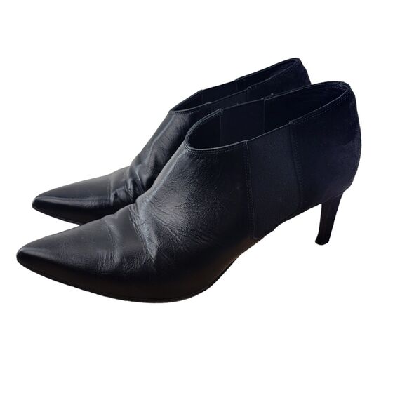 Rag & Bone Beha Chelsea Shooties Size 39 EU, Size 9 US Black Leather 3" Stiletto - Picture 3 of 13